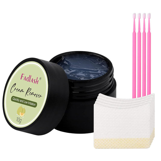 Eyelash Extension Remover 10g Cream Lash Extension Remover Dissolves Powerful Eyelash Glue Remover Low Irritation eyelash remover for lash extensions Lash Glue Remover for Sensitive Skin(Hami Melon)
