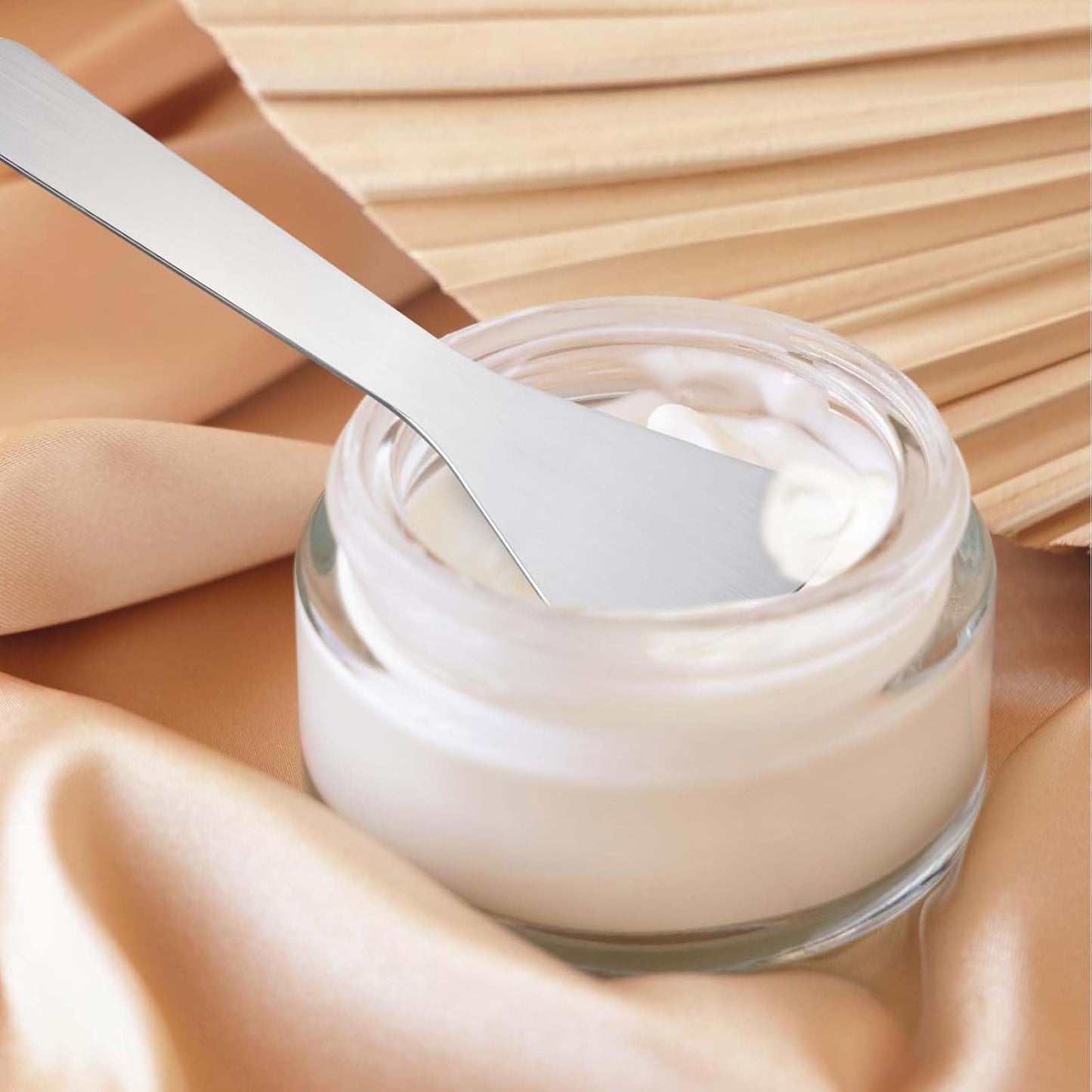 2Pcs Mini Metal Cosmetic Spatulas, Makeup Spatulas, Skincare Spatula, Cream Spatula, Beauty Accessories for Mixing and Sampling Plant Masks, Skin Care Creams, Eye Cream, Essences(Style 3)