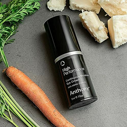 Anthony High Performance Eye Cream. Anti-Aging Continous Moisture with Vitamin A, C, and E, Caffeine, Jojoba, and Squalane. Reduces Puffiness and Appearance of Dark Circles and Fine Lines (0.5 Fl Oz)
