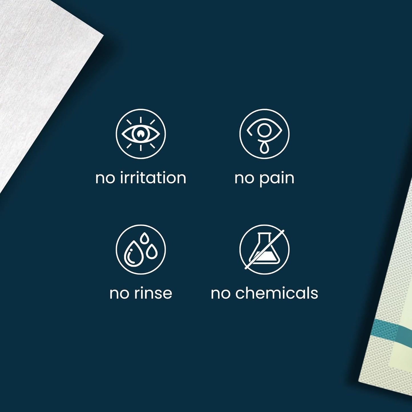 NOVEHA 120Pcs Tea Tree Oil Eyelid & Lash Wipes With Hyaluronic Acid, Green Tea & Chamomile For Blepharitis & Itchy Eyes, Individually Wrapped Eyelash Wipes, Natural Makeup Remover & Cleanser (2 Pack)