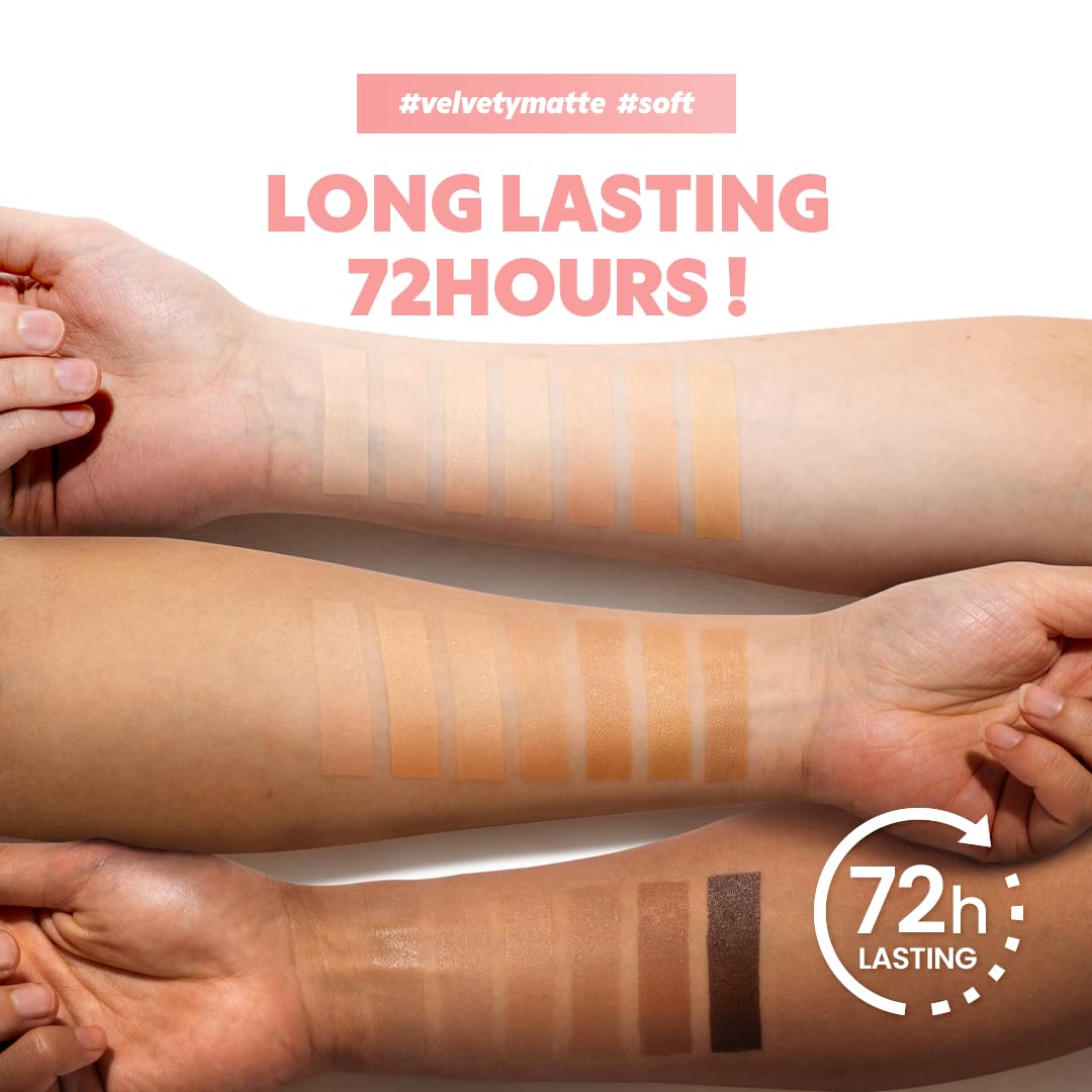 TIRTIR Mask Fit All Cover Pink Cushion Foundation | High coverage, Velvety Matte Finish, Lightweight, Flawless, Corrects Redness, Korean Cushion (#31N French Beige, Full Size, 0.63 Fl Oz)