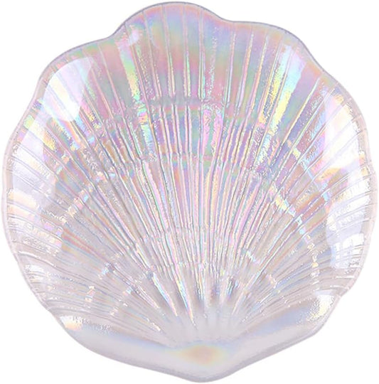 NOLITOY Colorful Nail Art Palette,Shell Nail Art Display Stand for Nail Displays,Nail Art Painting Palette Nail Gel Color Makeup Display Board