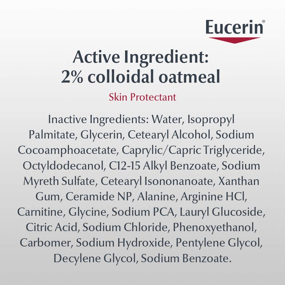 Eucerin Eczema Relief Cream Body Wash, Eczema Body Wash with Colloidal Oatmeal, Ceramide-3 and Licorice Root Extract, 13.5 Fl Oz Bottle