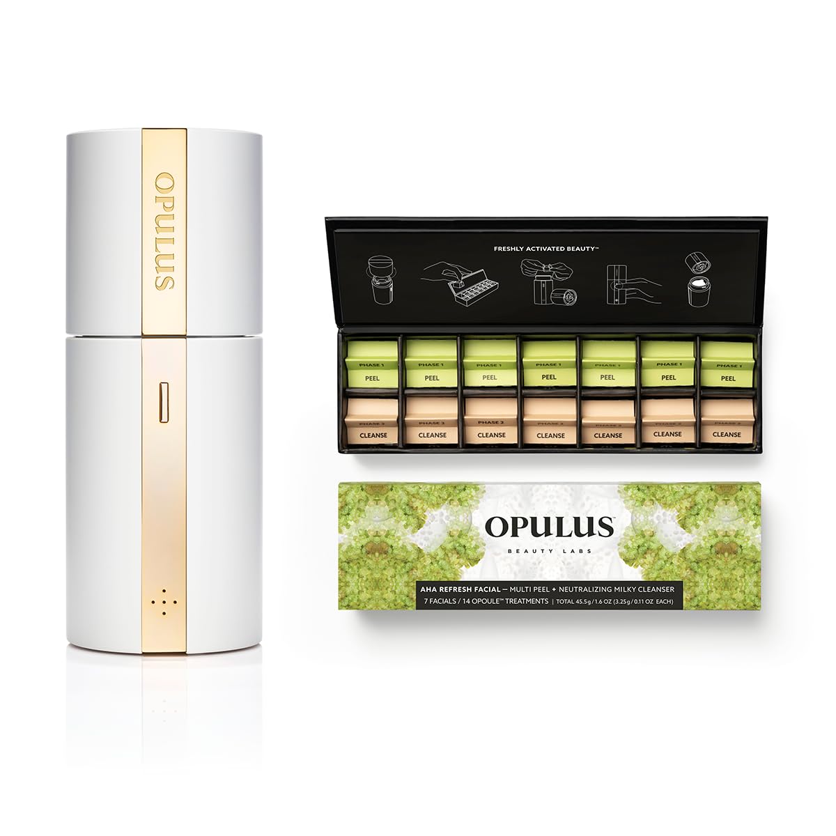 The Glow Ritual System Collection, Activator with AHA Refresh Facial, Skin Renewal Duo, Skin Care Routine, Suitable for Dry Skin, Gift Bundle/Starter Kit