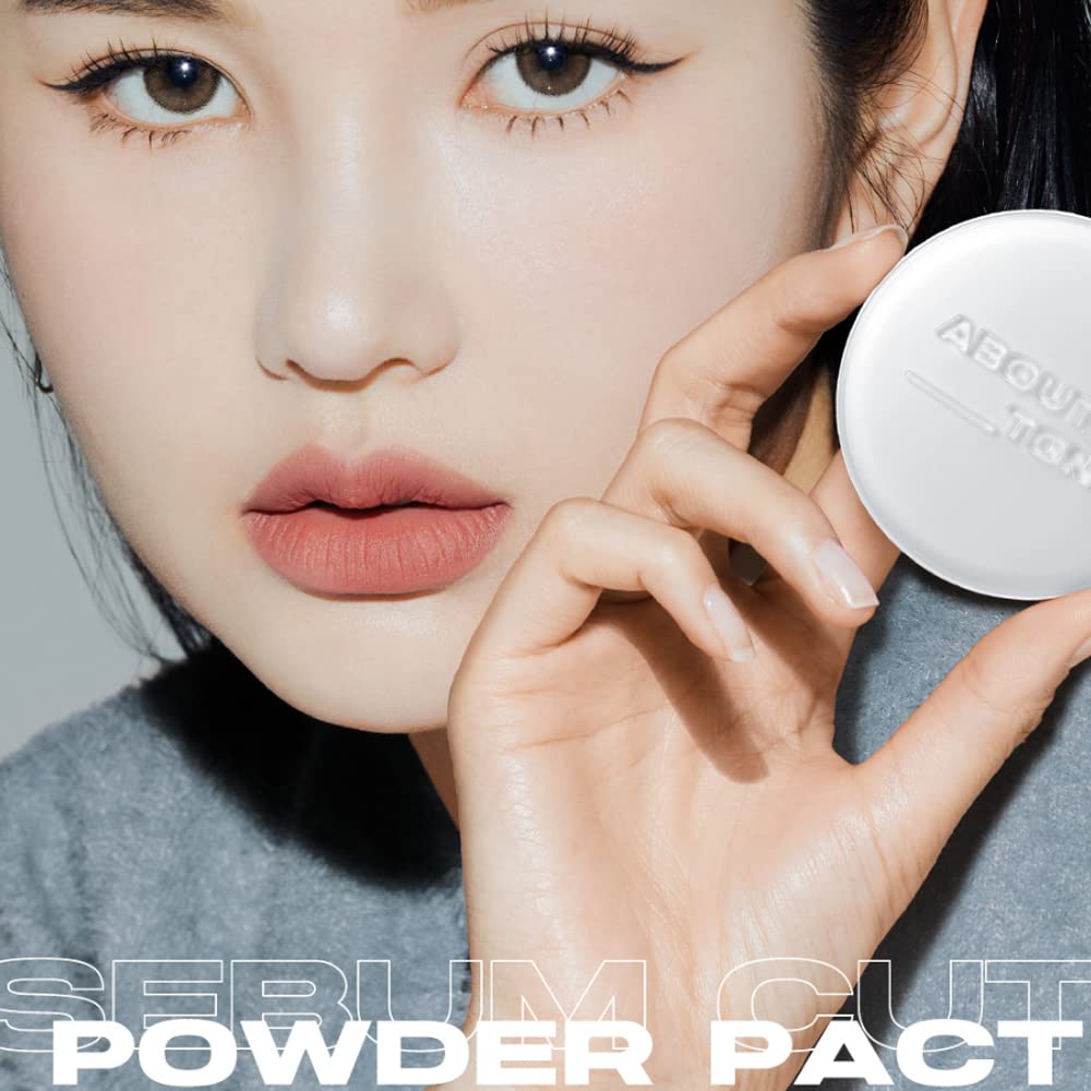 Sebum Cut Powder Pact 0.28oz - Extreme Sebum Control Pressed Powder Compact with Mirror and Puff Non-Dry Oil Cut Ultra-Fine Texture Face Makeup Finishing Setting Fixing Longlasting Vegan