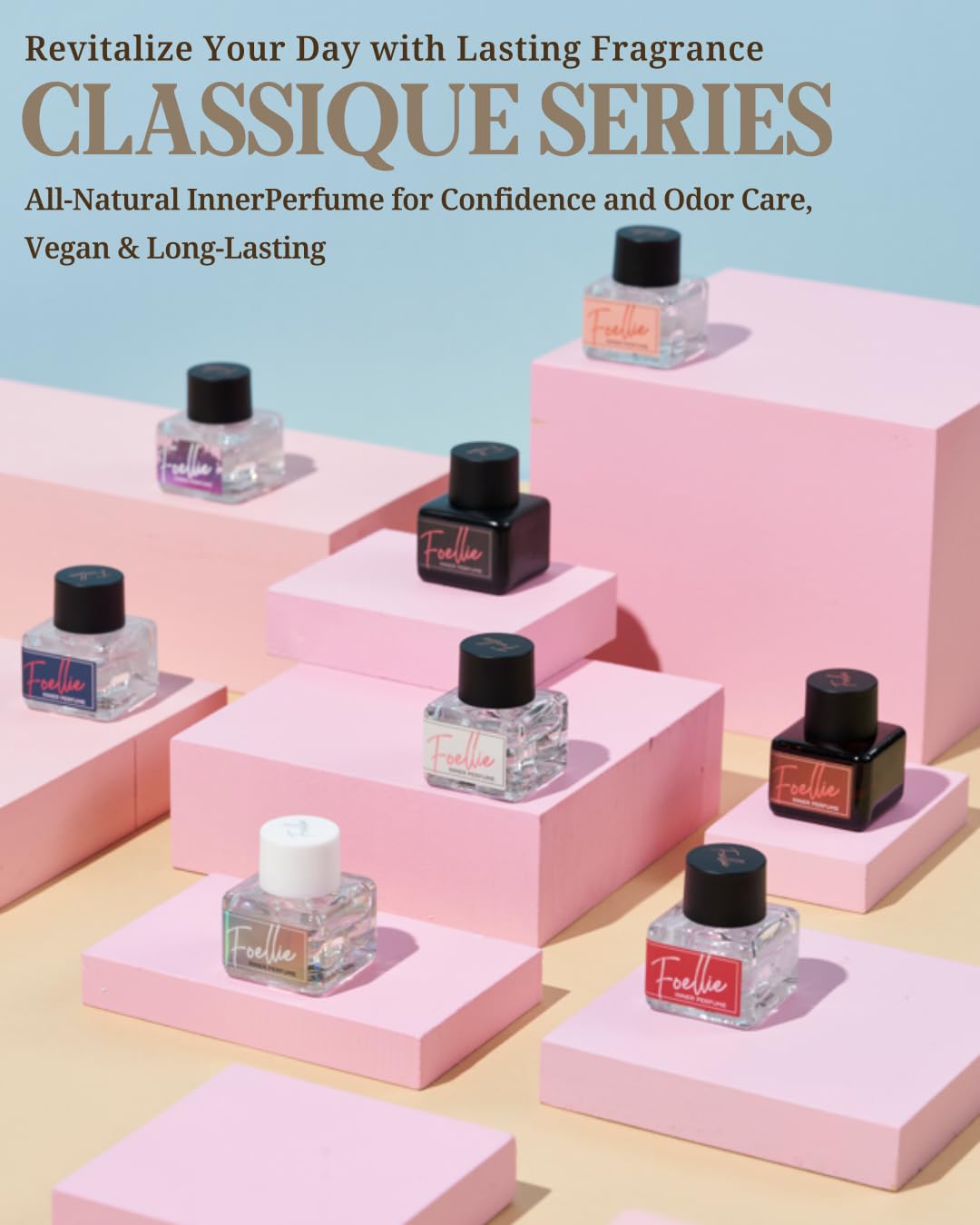 Foellie] eau de cherry blossom - Feminine Inner Beauty Perfume (for Underwear), Sweet Cherry blossom Scents Fragrance, 5ml(0.169 fl oz)