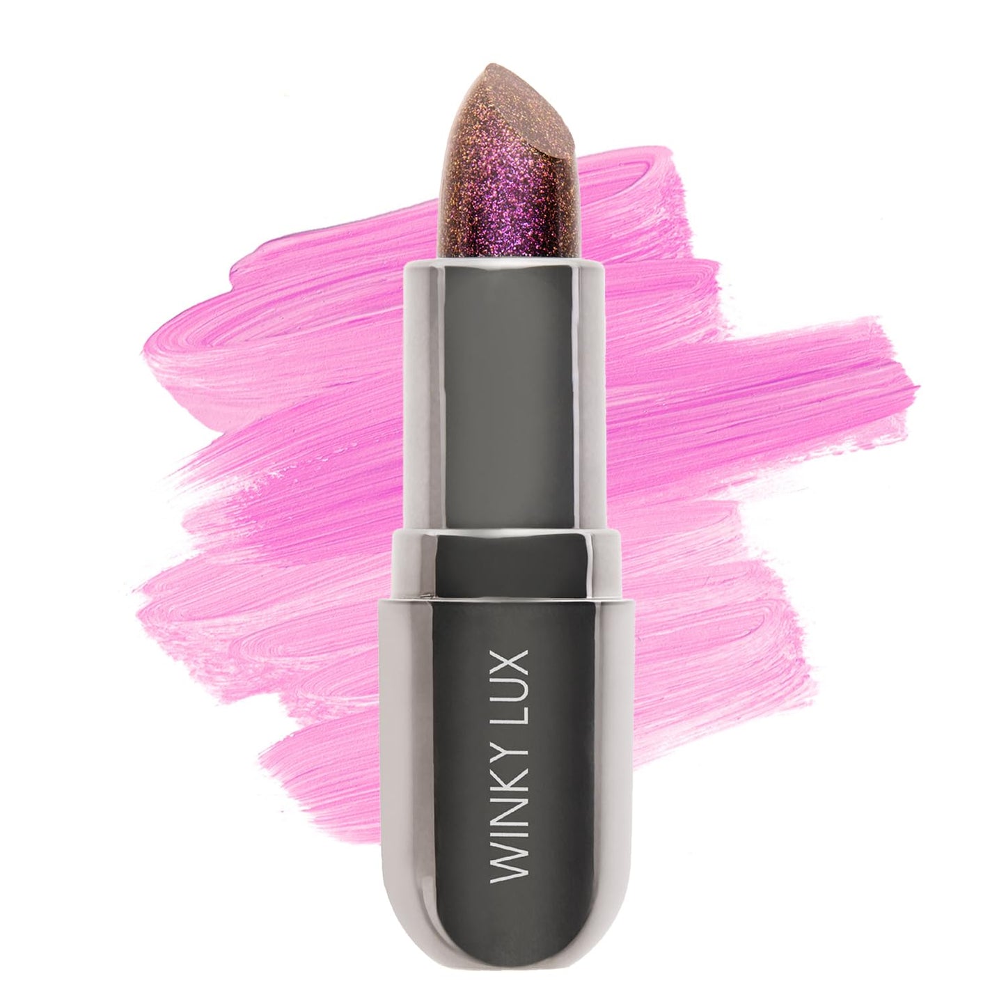 Winky Lux Aurora Glimmer Balm – Nourishing pH Lip Balm with Color Changing Mauve Tint, Hydrating Ceramides Soften and Hydrates Lips, Coconut Scent