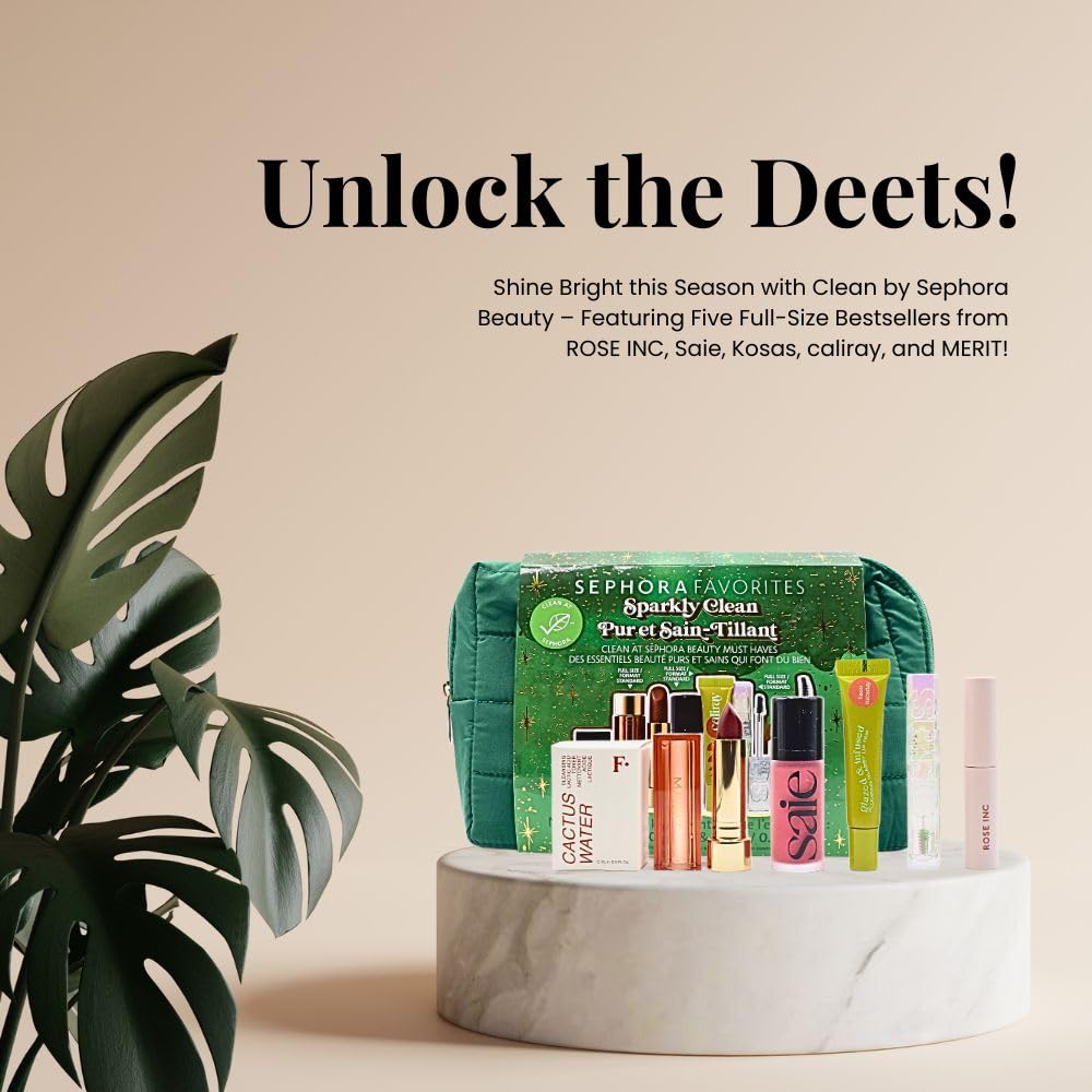 Sephora Favorites Holiday Sparkly Clean Beauty Kit