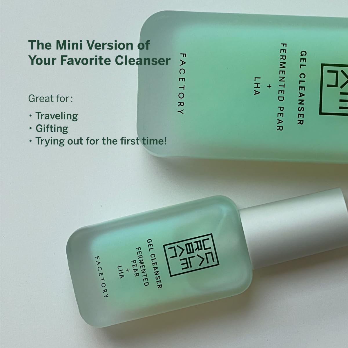 Urban Calm Discovery Bundle - Hydrating, Smoothing, Exfoliating, and Soothing Travel Size Skincare Set for All Skin Types - Fermented Skincare Products Include Cleanser, Essence, Serum, and Cream