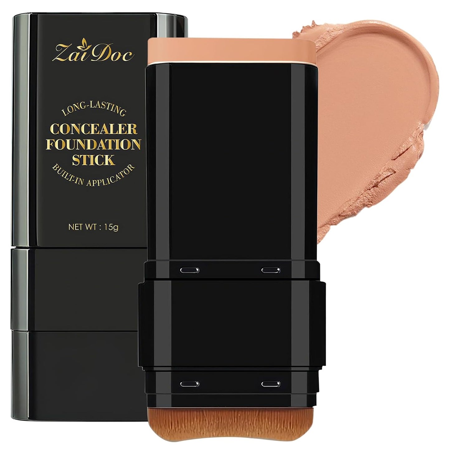 Long-Lasting Concealer Foundation Stick, Creamy Full Coverage, Hydrating Olive & Camellia Formula for Dark Circles & Blemishes, 2.09 oz (05#)