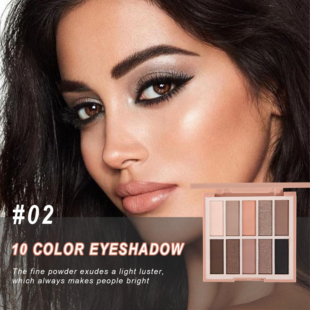 Neutral Nude Eye Shadow Palette,Matte Brown Bronze Naked Cream Eyeshadow Palette,Make Up Pallets for Women Natural Eyeshadows for Eyes Long Lasting Naturing-Looking