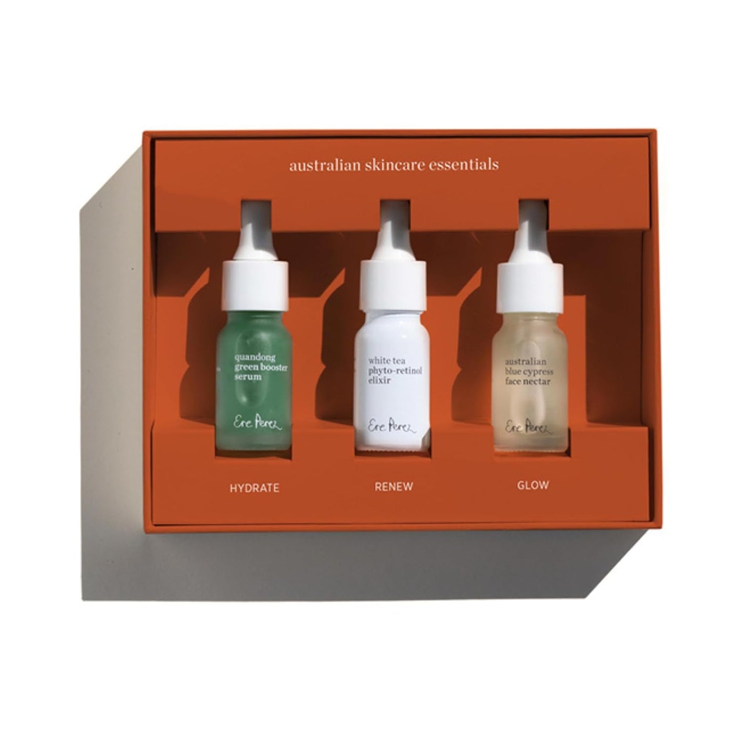 Ere Perez - Healthy Skin Heroes Kit Mini Discovery Set (Hydrate, Renew, Glow) | Vegan, Cruelty-Free, Clean Beauty (3-Piece Gift Set)