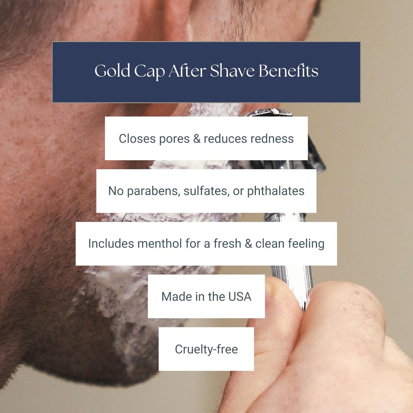 Caswell-Massey Jockey Club Aftershave, Sandalwood Musk Jasmine Geranium Scent, Soothing Post-Shave Tonic for Men, Made in USA, 3 Fl Oz