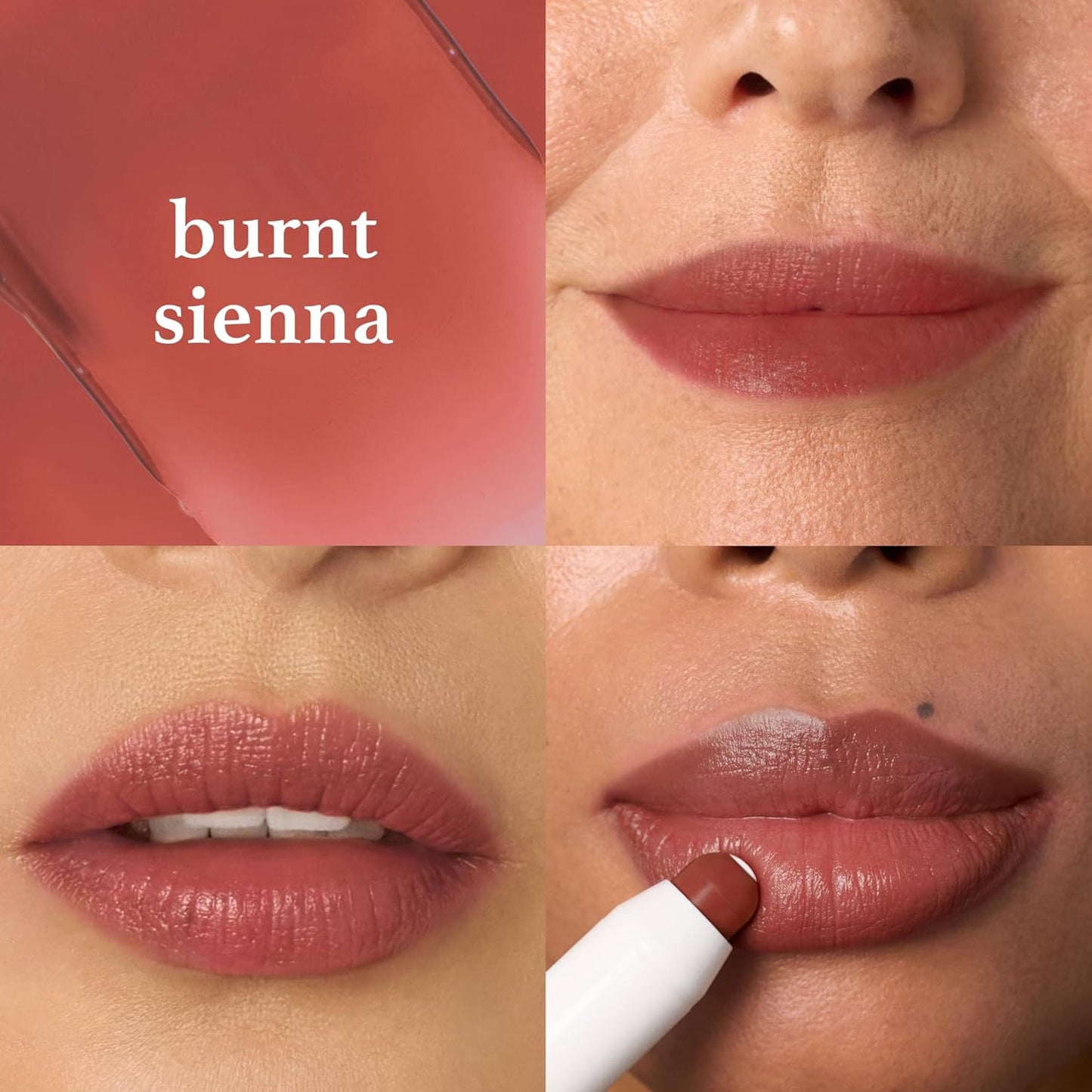 Julep It's Balm Tint of Color Lip Balm - Burnt Sienna | Hydrating Lip Color with Vitamin E Core | Natural Gloss Finish | Vegan & Cruelty-Free