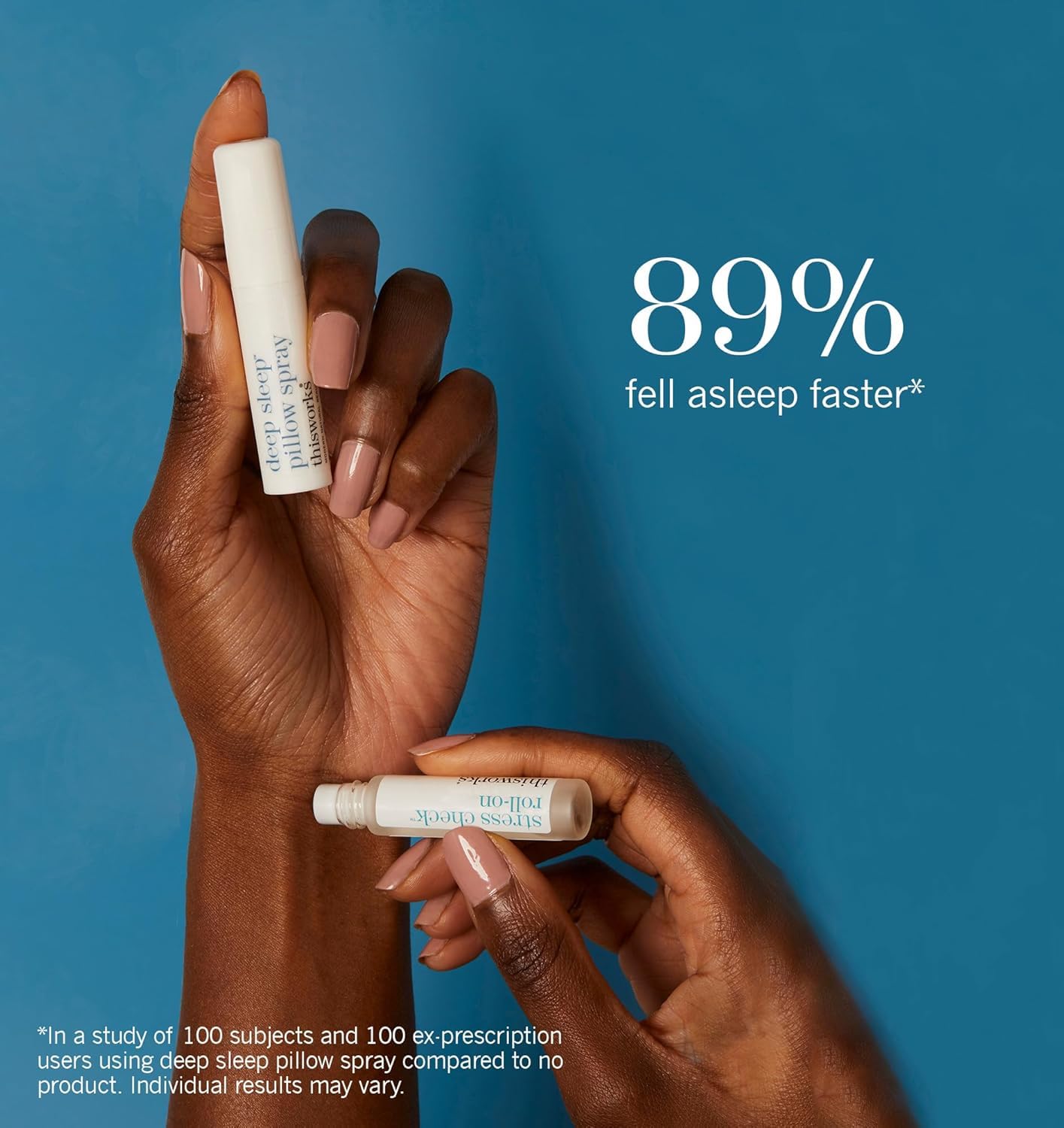 thisworks Choose Sleep Travel Kit, The Deep Sleep Pillow Mini Spray and Aromatherapeutic Roller Ball Infused with Eucalyptus, Frankincense & Lavender Essential Oils, 2x5ml