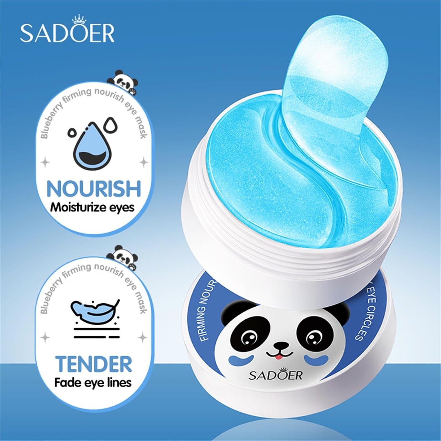 Under Eye Patches for Dark Circles, 30 Pair Under Eye Mask Cooling Eye Care for puffiness, Bags and Wrinkles Under Eye Skin Care Products Self Care Gift for Women