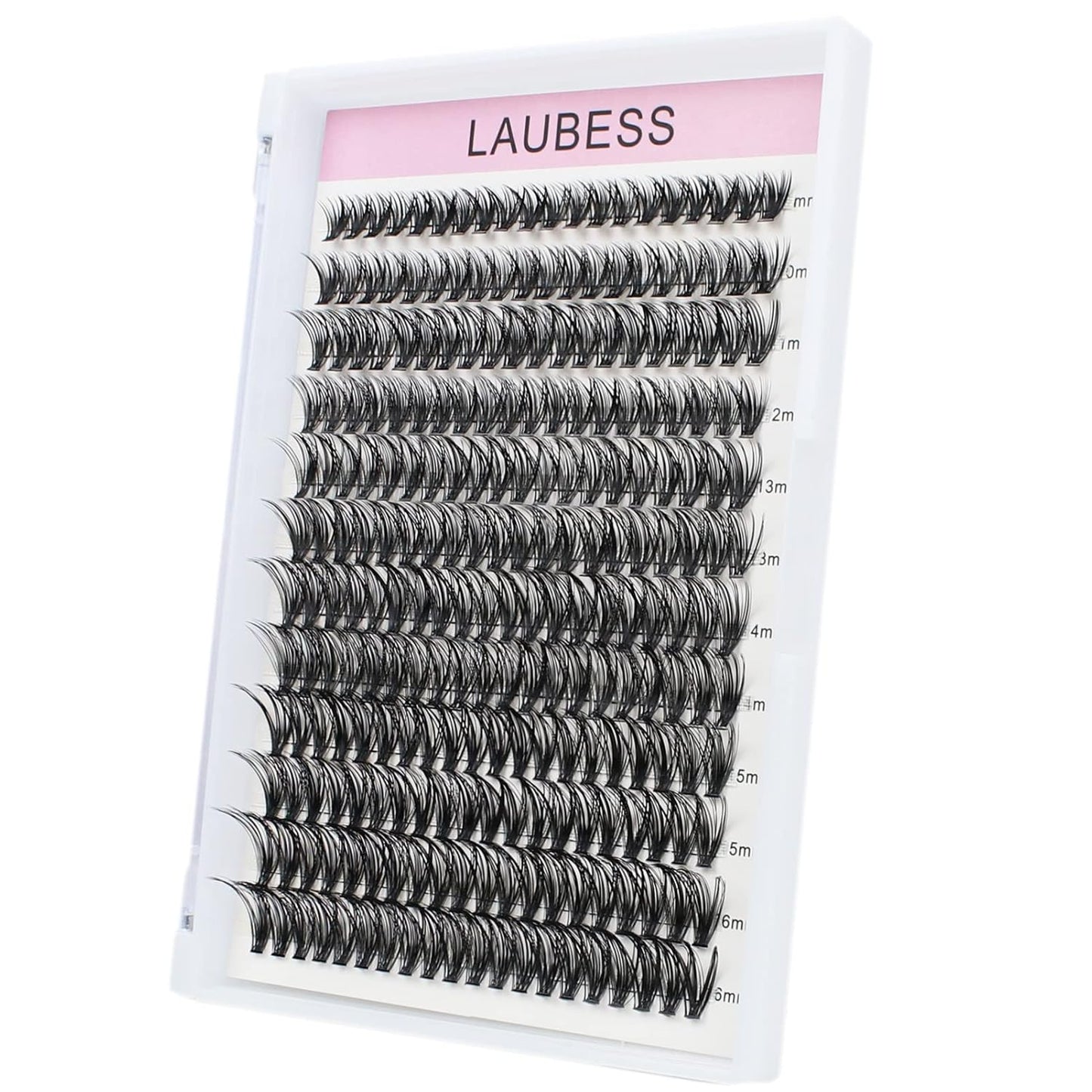 Eyelash Clusters LAUBESS Lash Clusters Individual Lashes Cluster Eyelash Extensions DIY at Home Waterproof Cluster Lashes (40D-C-9-16)