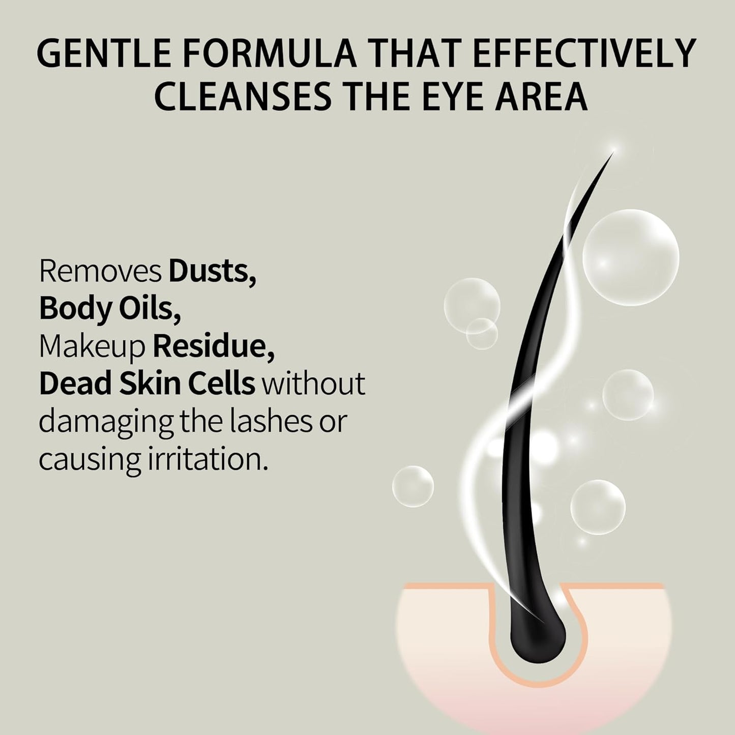 Lash Shampoo Bulk, Eyelash Cleanser for Extensions 2 Liters, Dispenser Pump, Non-irritating or Burning Eyelid Foaming Cleanser for Professional Salon and Home Use (Classic Charm-2L)