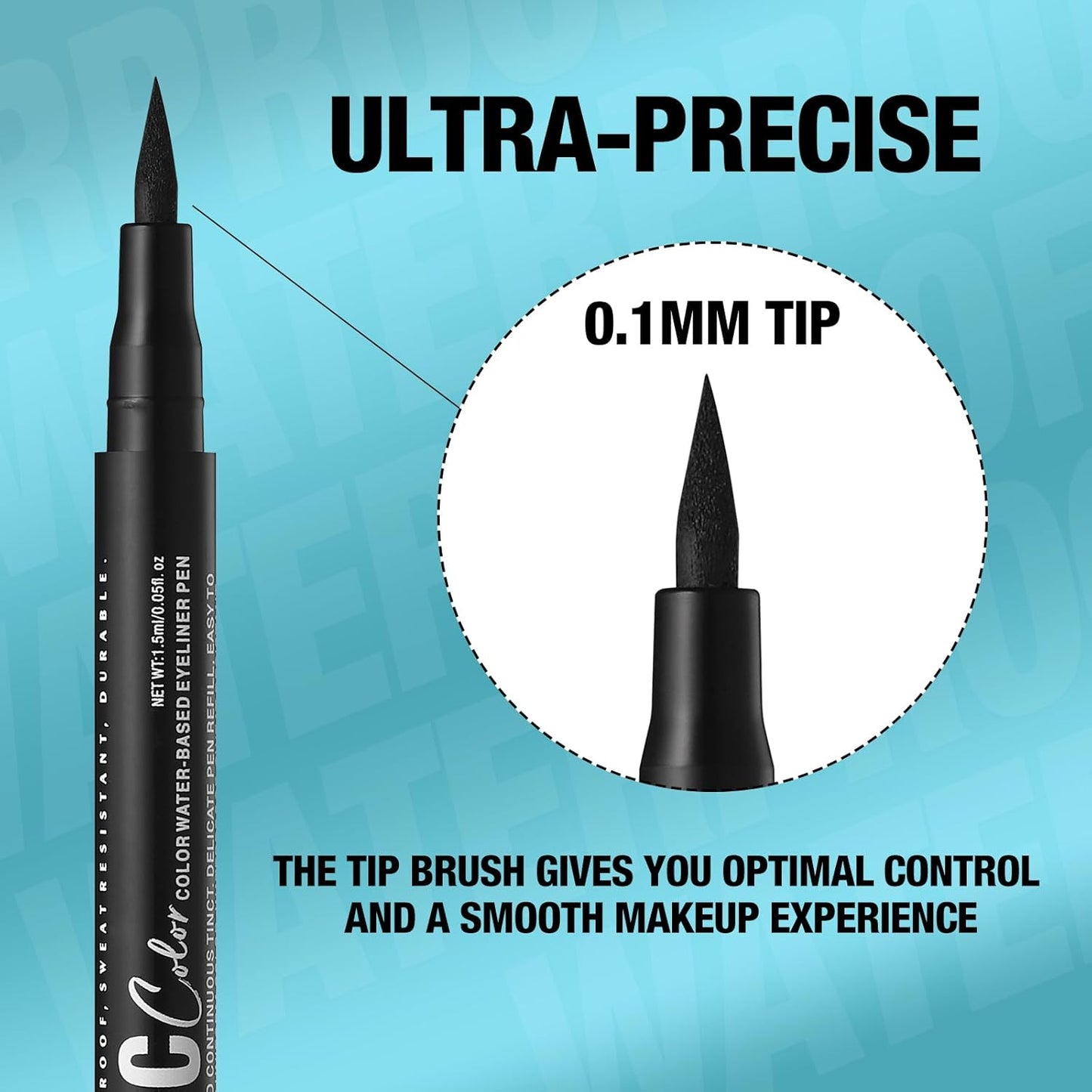 LANGMANNI 4 Colors Matte Liquid Eyeliner Set, Neon Colorful Pigmented With Long-lasting, Smudgeproof & Waterproof Eye Liner Makeup for Bold & Stunning Looks - Gift for Girls(1+2+3+4)