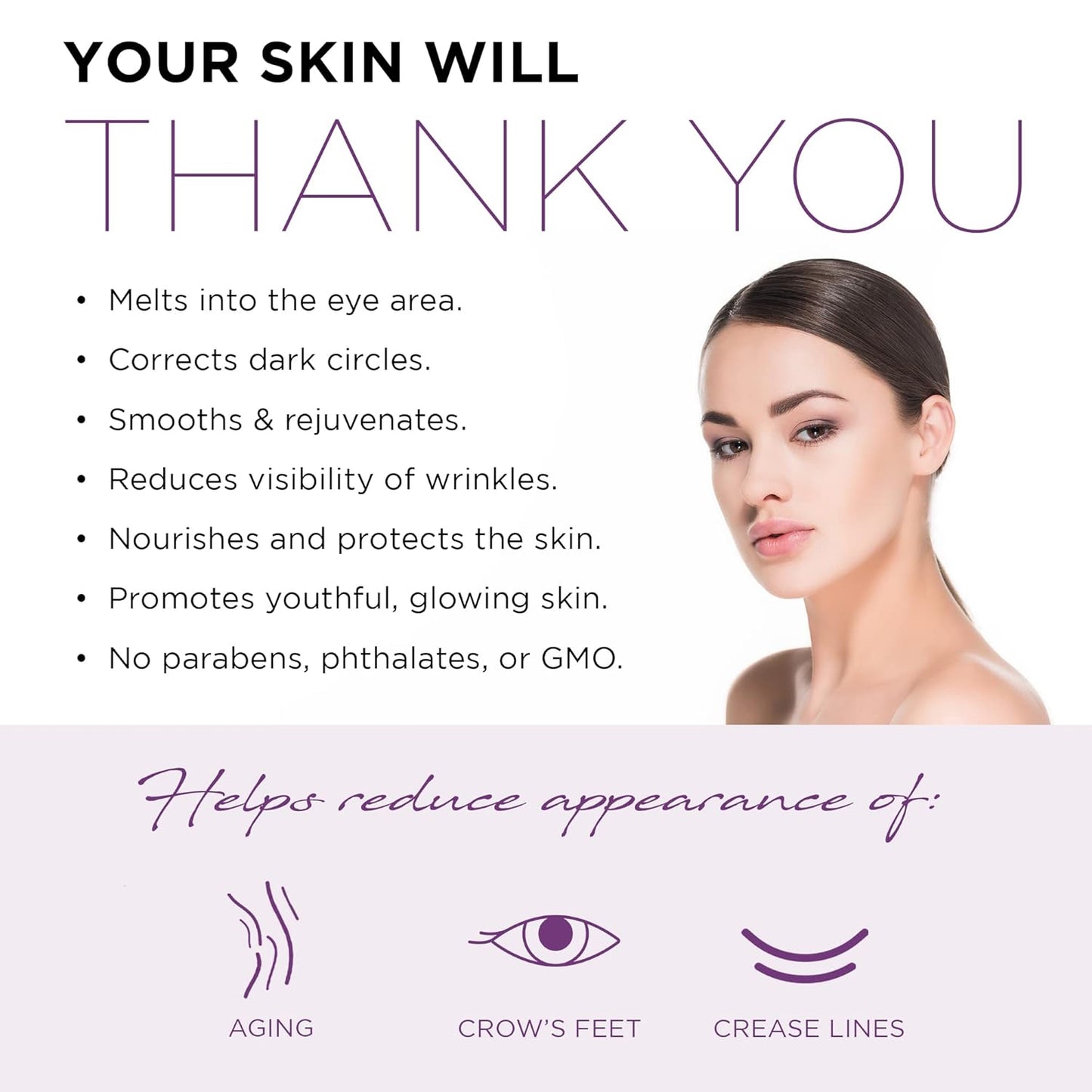 AZURE Collagen & Vitamin C Anti Aging Eye Serum - Toning, De-Puffing & Brightening Serum - Reduces Wrinkles, Fine Lines & Dark Circles - Minimizes Fatigue - Skin Care Made in Korea - 30mL / 1 fl.oz.