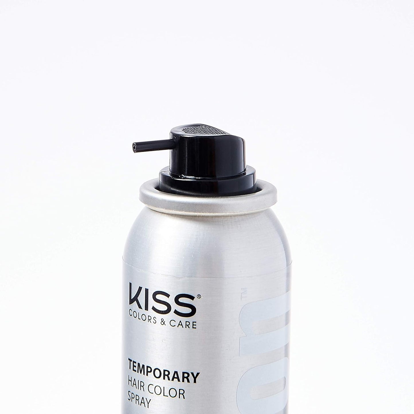 Kiss Gray Hair Concealer - Temporary Tintation Color Spray for Root Touch Up and Hair Dye 2.82 oz. 2 PACK (Black)