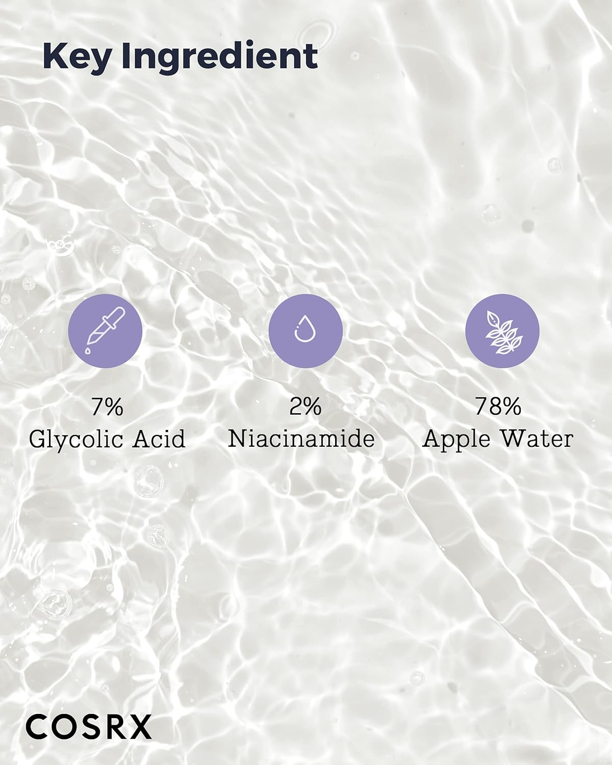 COSRX 7% Glycolic Acid Whitehead Removing Power Liquid, 3.38 fl.oz, AHA Exfoliant, Exfoliating Toner for Face & Body, Pore Minimizer, Korean Skin Care