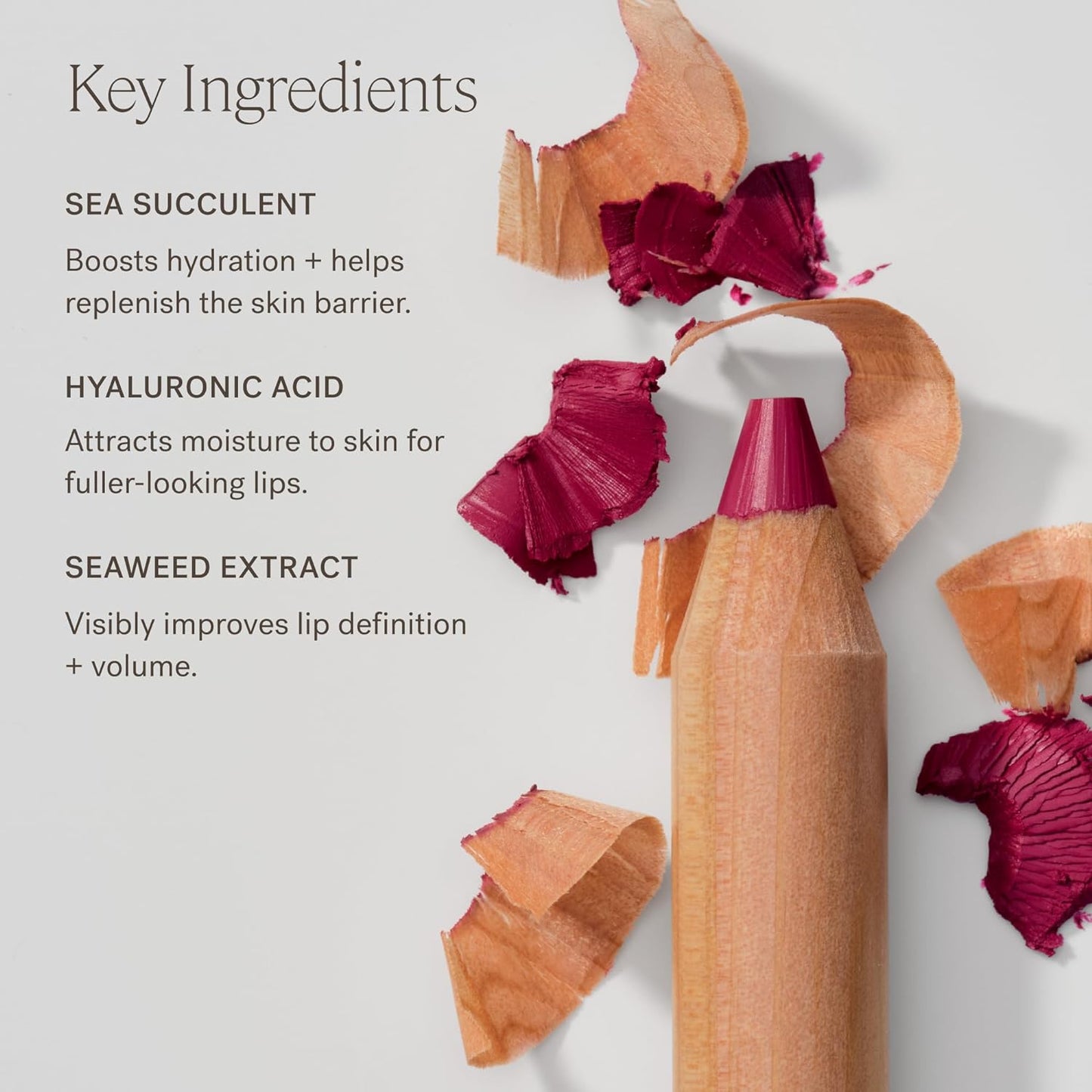 ILIA - Lip Sketch Hydrating Crayon | Hydrate, Plump, Smooth, Strengthen | Long Lasting up to 12-Hours, Bleed-Resistant, Soft-Matte | Barrier-Building, Non-Toxic, Cruelty-Free (Pampas)