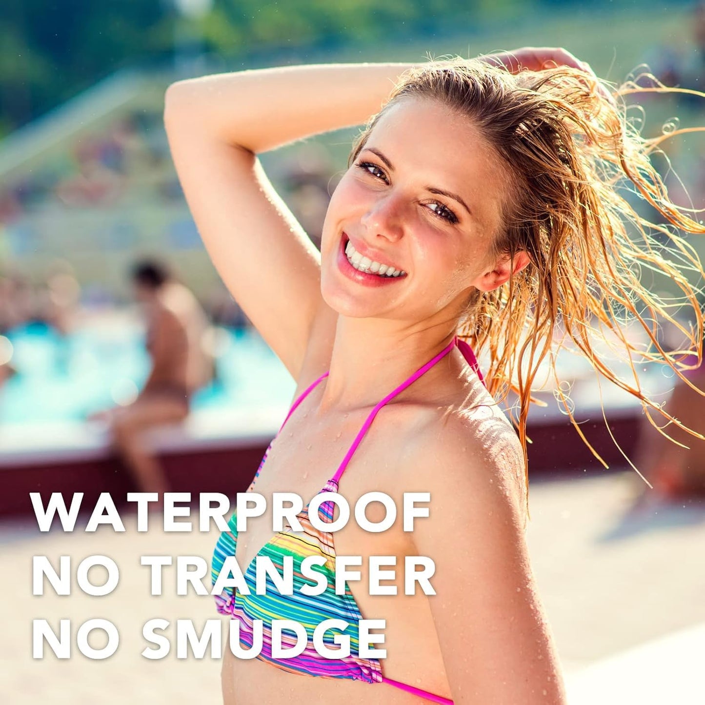 ALLROSE Eyebrow Stamp Stencil Kit - 20 Brow Stencils, Waterproof, Easy to Use, Ash Brown