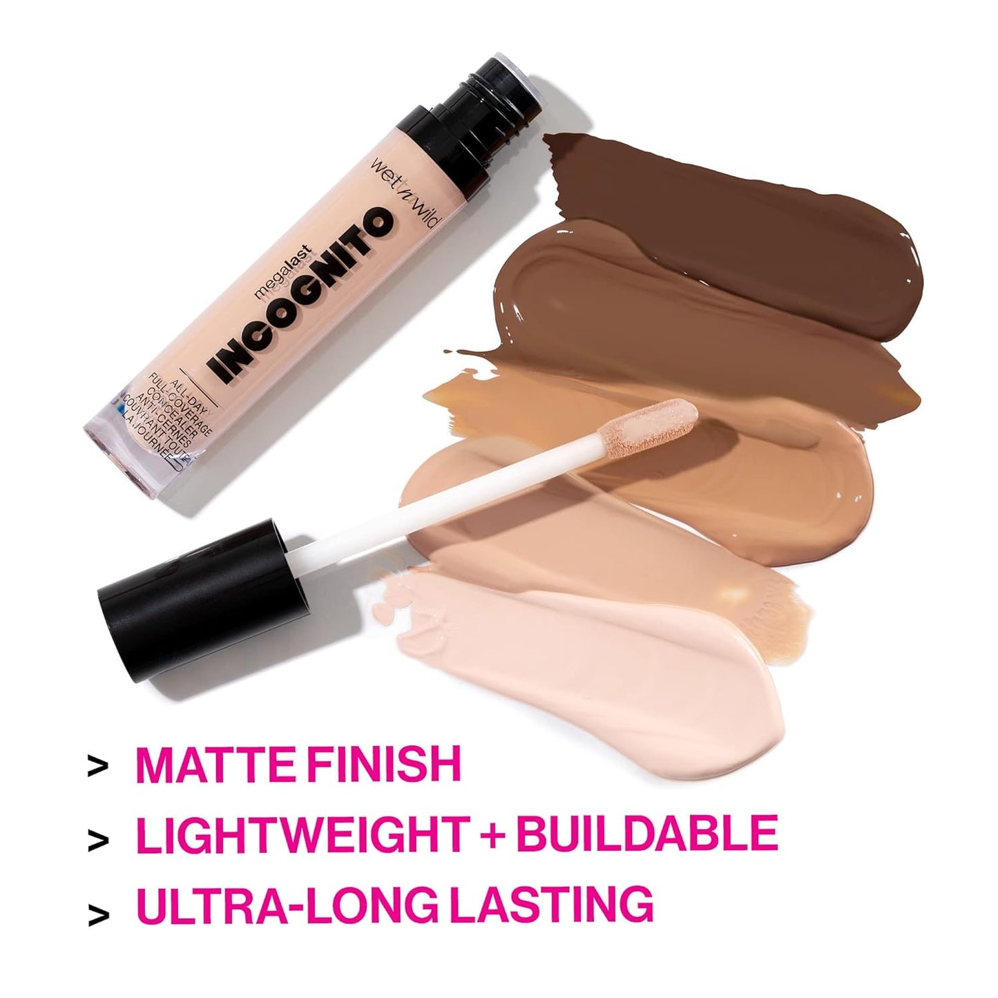 wet n wild Mega Last Incognito All-Day Full Coverage Concealer Tan, (1114052)