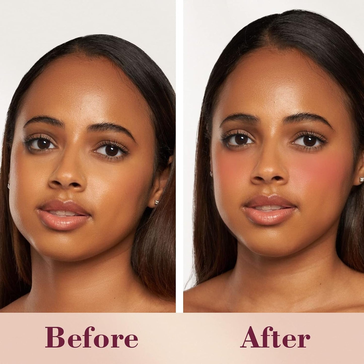 Cilrofelr Dewy Liquid Blush, Soft Cream Liquid Blush for Cheek, Buildable & Blendable Pigment, Lightweight & Smooth Texture, Longwear Formula for a Soft, Natural Flush (03 Coral Red)