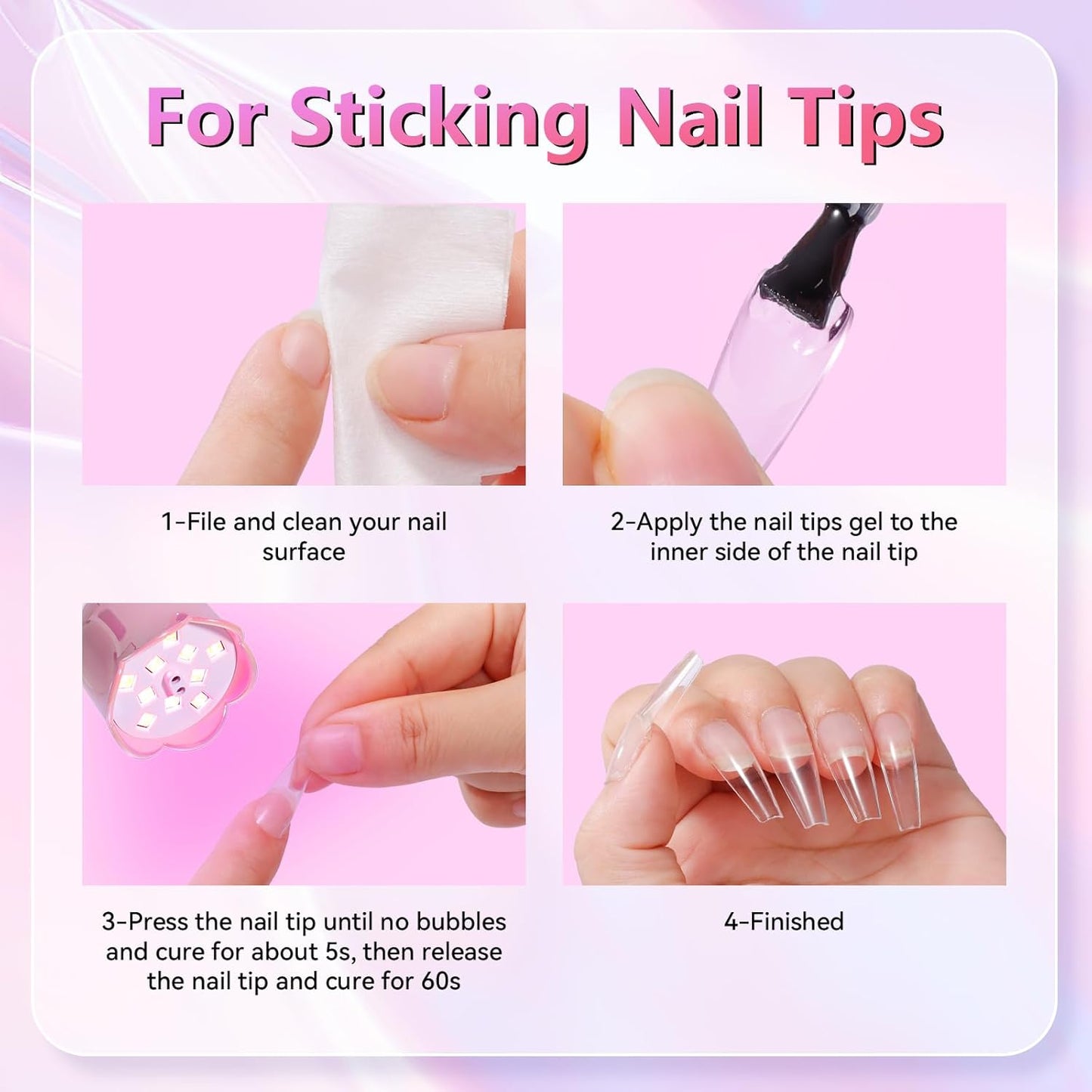 Makartt UV LED Nail Lamp - Mini UV Light for Gel Nails Polish Fast Curing Goosenecks Lamp 30W Rechargeable LED Nail Light Nail Dryer with 4 Timers & Auto Sensor for Salon Home DIY Use