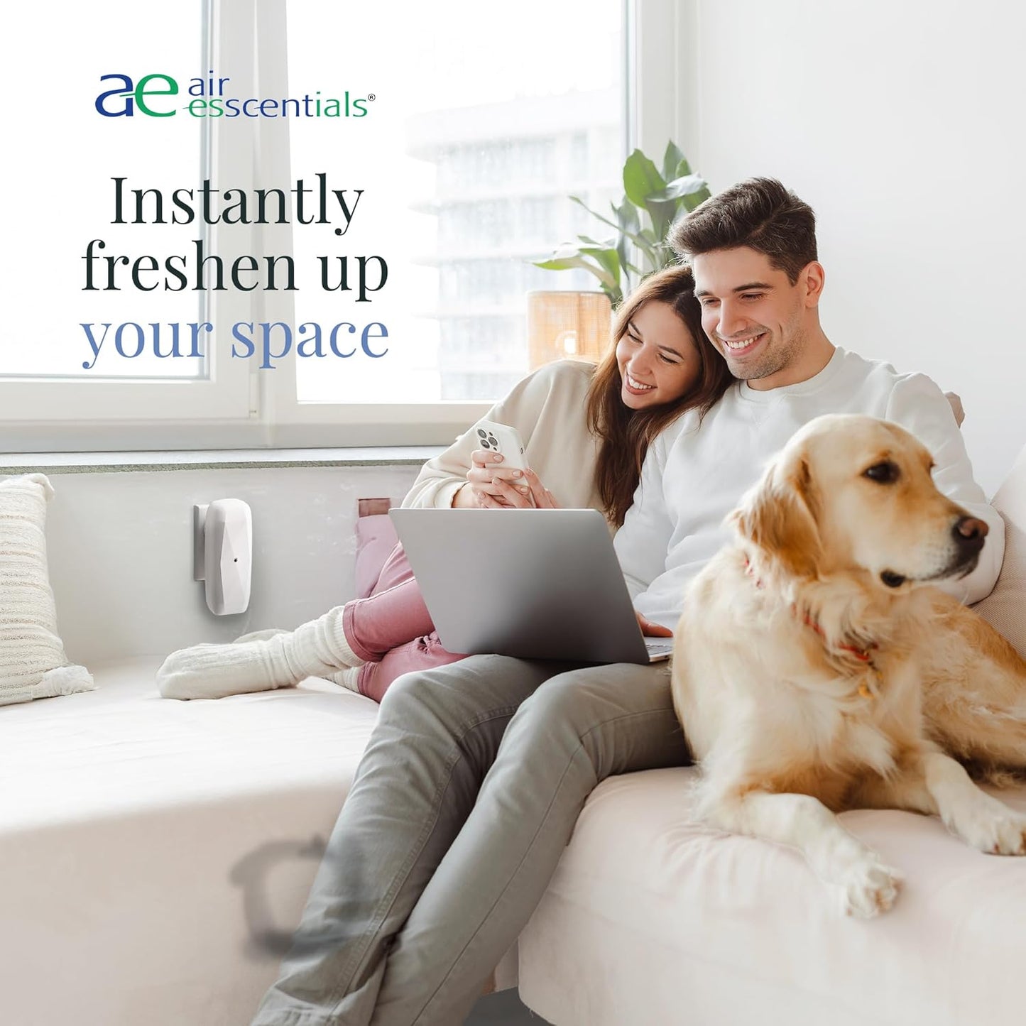 Green Tea & Lemongrass Aroma Oil, Essential Oils Blend for Diffusers & Scent Machines, Blend of Lemongrass & Leafy Greens, Aromatherapy, Cold Air Diffuser Compatible, 100 mL