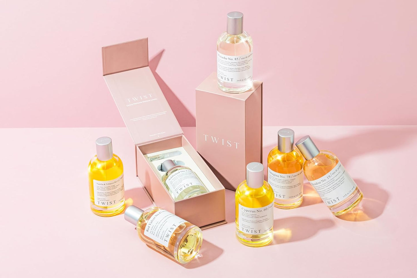 Twist Mountain No. 65 - Inspired by DG Lig. Blue EDT, Long-Lasting Eau Da Parfum for Women, Vegan, Clean Ingredients, Lemon & Apple – Spray 100 ml | 3.4 fl. oz.