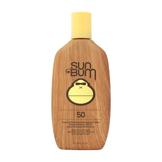 Sun Bum Original SPF 50 Sunscreen Body Lotion - Broad Spectrum Moisturizing Sunscreen with Vitamin E - Hawaii 104 Act Compliant (Made without Octinoxate & Oxybenzone) - 8 oz