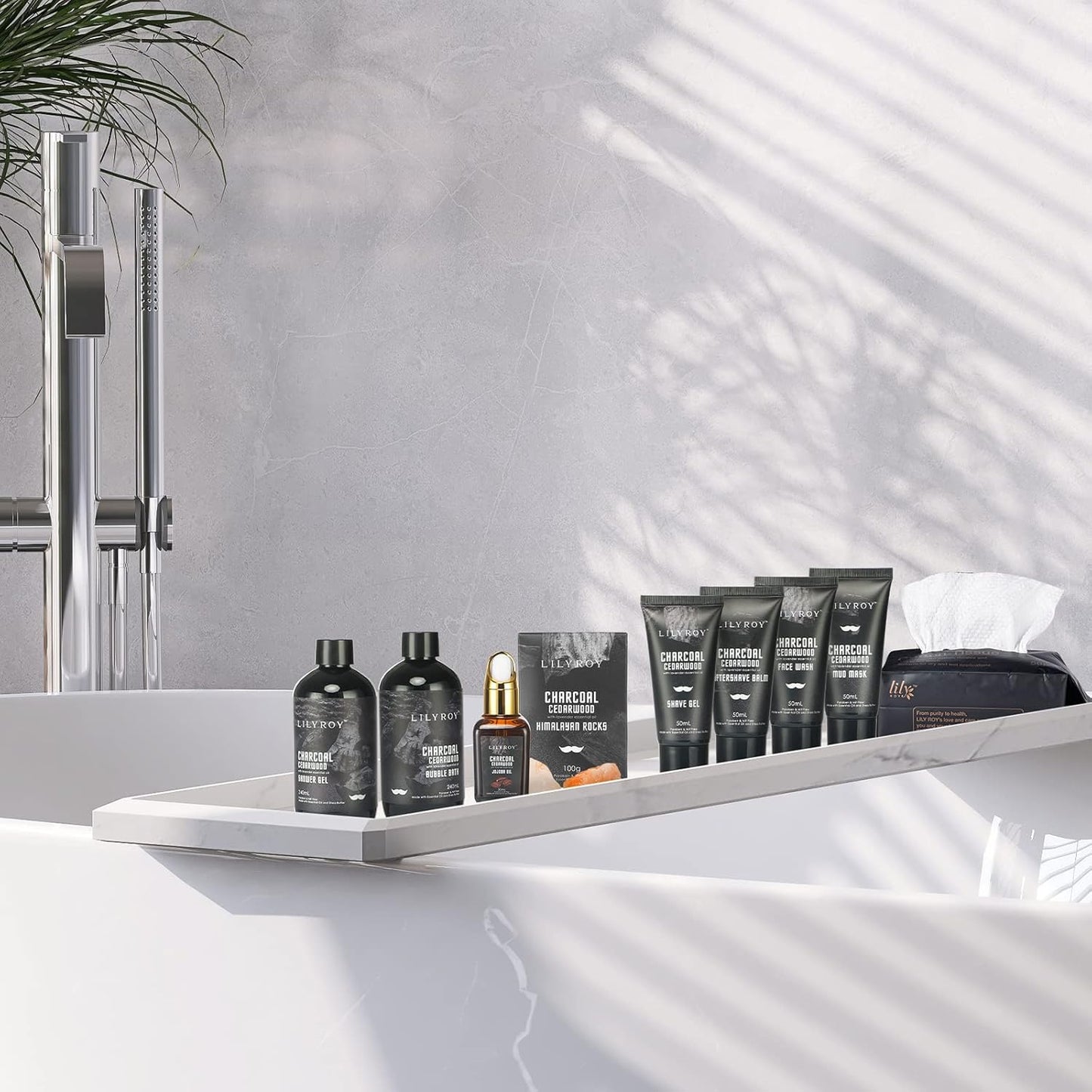 Fathers Day Bath Spa Gift Set Birthday Spa Gift Basket for Men Father's Day Luxury Bath and Body Gift Set for Men for Father 10 Pcs Spa Kit Gifts Set for Christmas Birthday Gift for men