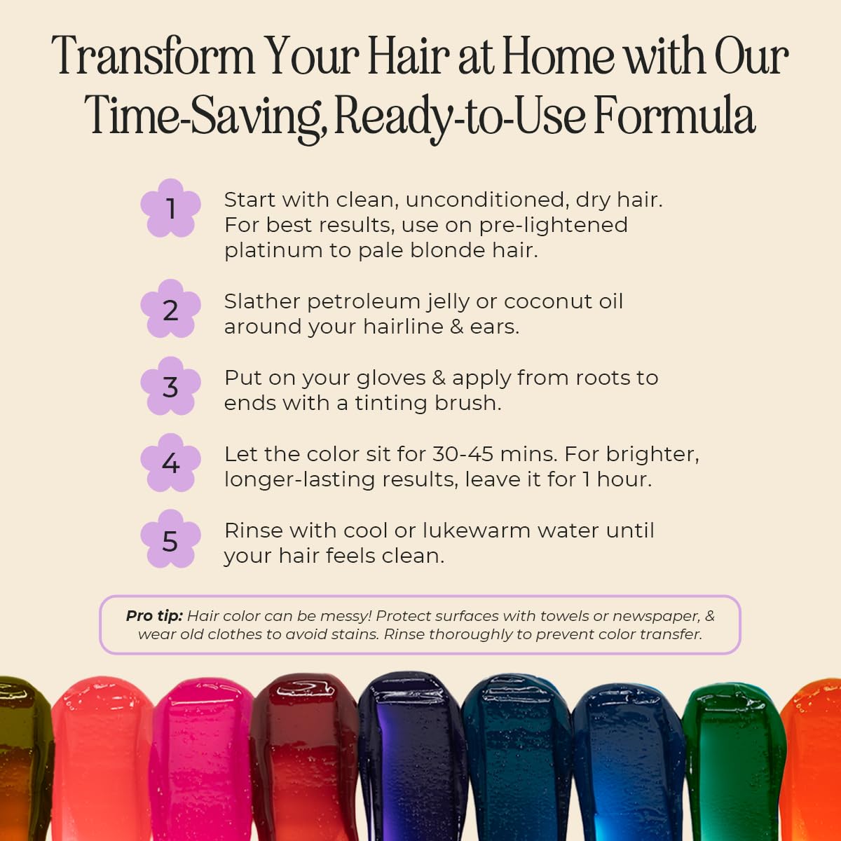 INH Semi Permanent Hair Color | Color Depositing Conditioner | Dark Blue Hair Dye | No Bleach No Peroxide Temporary Royal Sapphire Tint for Women, Men | Vegan, Sulfate & Ammonia Free, Ready to Use 6oz