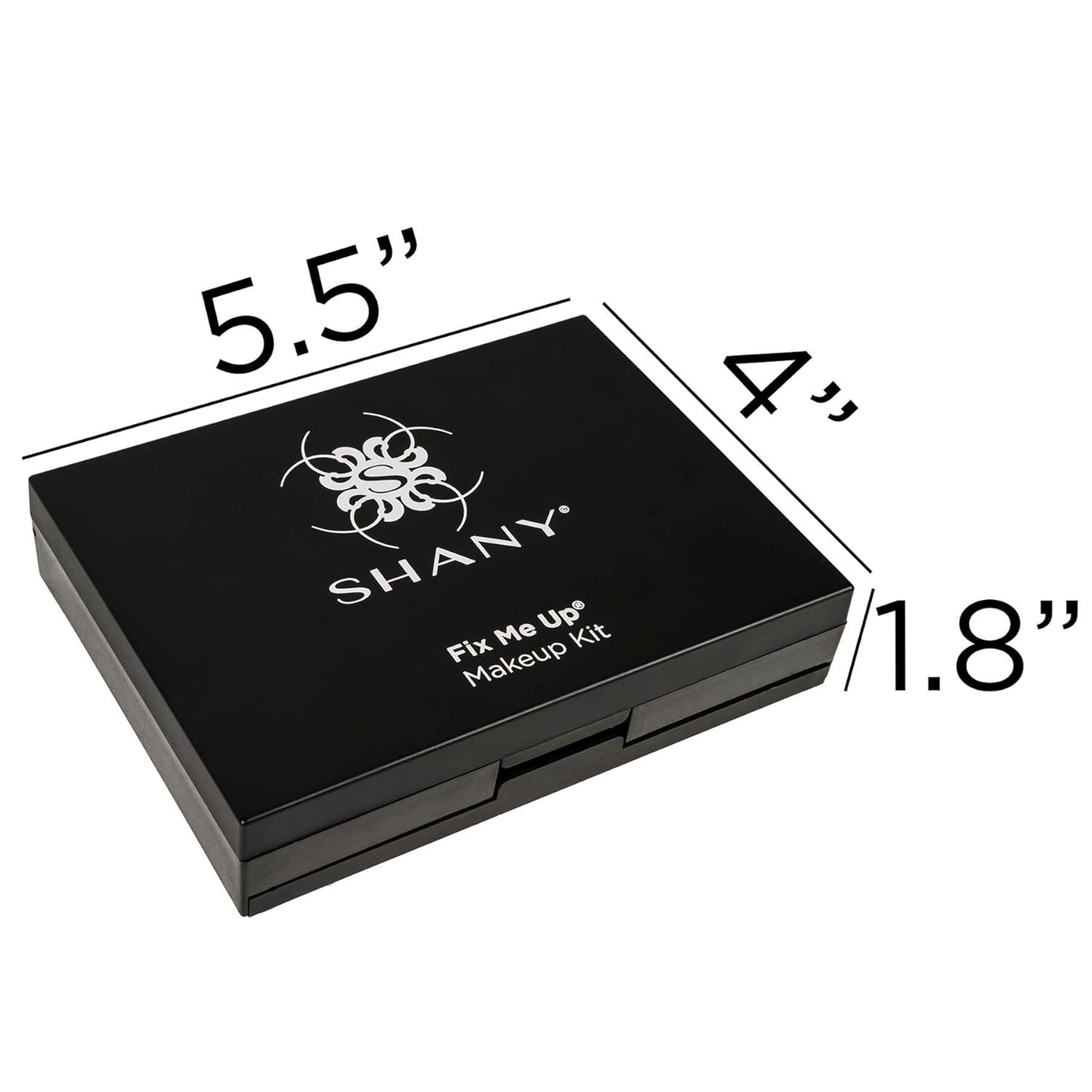 SHANY 'Fix Me Up' Makeup Kit - Compact Travel Makeup Portable Giftable Adult and Teen Makeup Set Eye Shadows, Lip Colors, Blushes, and Applicators
