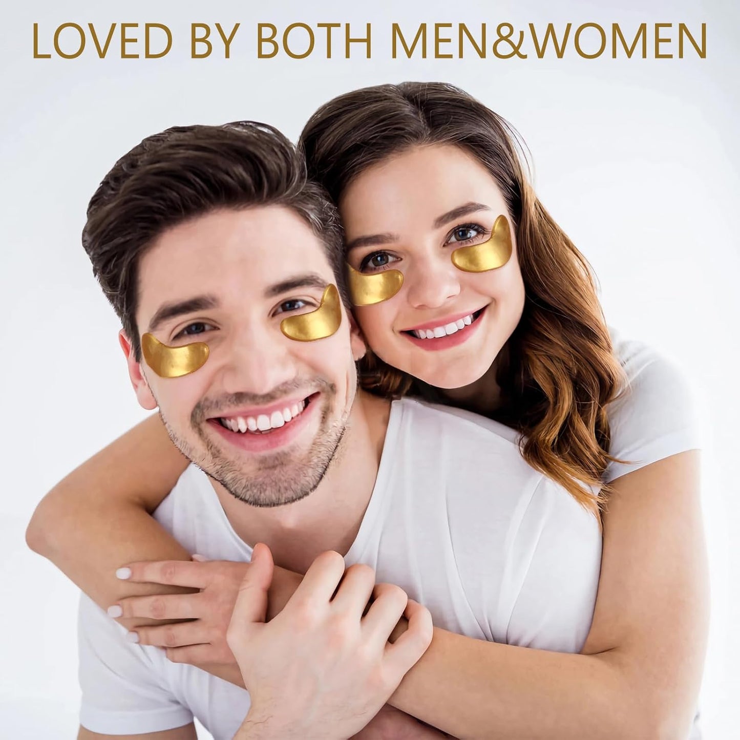 Under Eye Patches (30 Pairs), Collagen Skin Care Products,24K Gold Under Eye Mask for Puffy Eyes,Dark Circles,Undereye Bags and Wrinkles,Natural Ingredients.