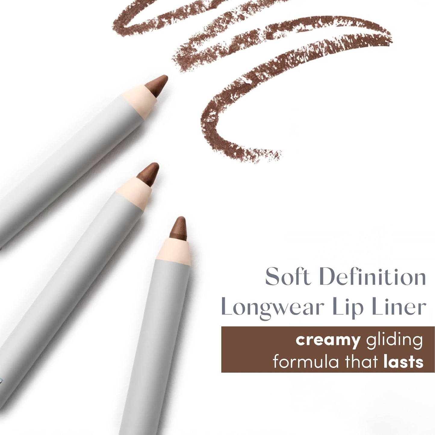 Soft Definition™ Longwear Lip Liner – Smudge-Resistant, Waterproof Precision Pencil for Effortless Shaping – Vegan & Cruelty-Free All-Day Wear Lip Definition (Almond)