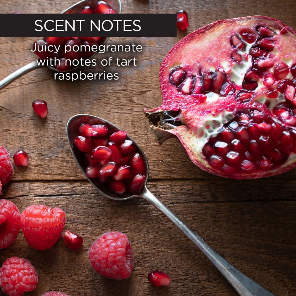 Whish Beauty Pomegranate Exfoliating Sugar Scrub - Body Scrub for Women - Brown Sugar Exfoliator with Raspberry, Aloe, & Shea Butter - Gentle on All Skin Types - Paraben & Sulfate Free - 8 oz