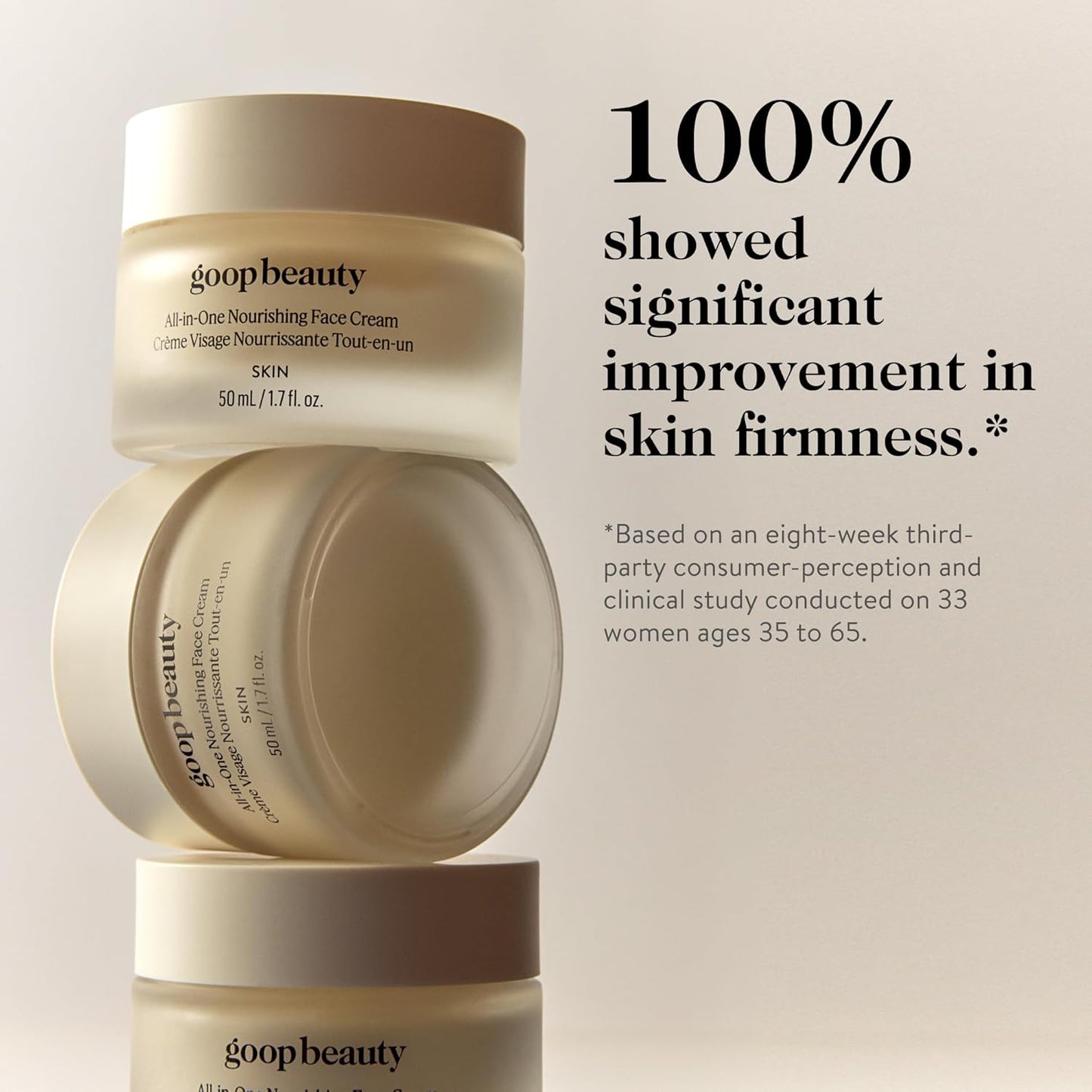 goop Beauty Nourishing Face Cream | Improves Firmness, Elasticity, & Brightness | Botanicals, Ceramides, & Squalane | Anti Wrinkle Moisturizer | 1.7 fl oz