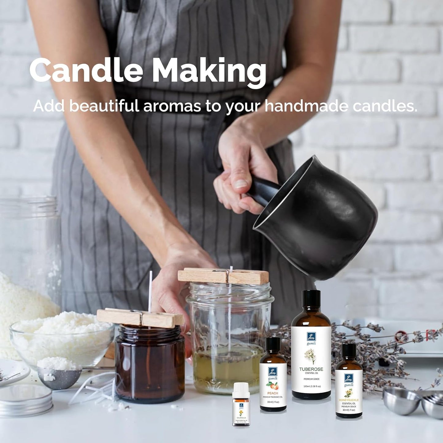 Cherry Blossom Essential Oil, Fragrance Oil for Candle Soap Making, Perfume for Women, Gift for Her - 3.38 Fl Oz 100ml