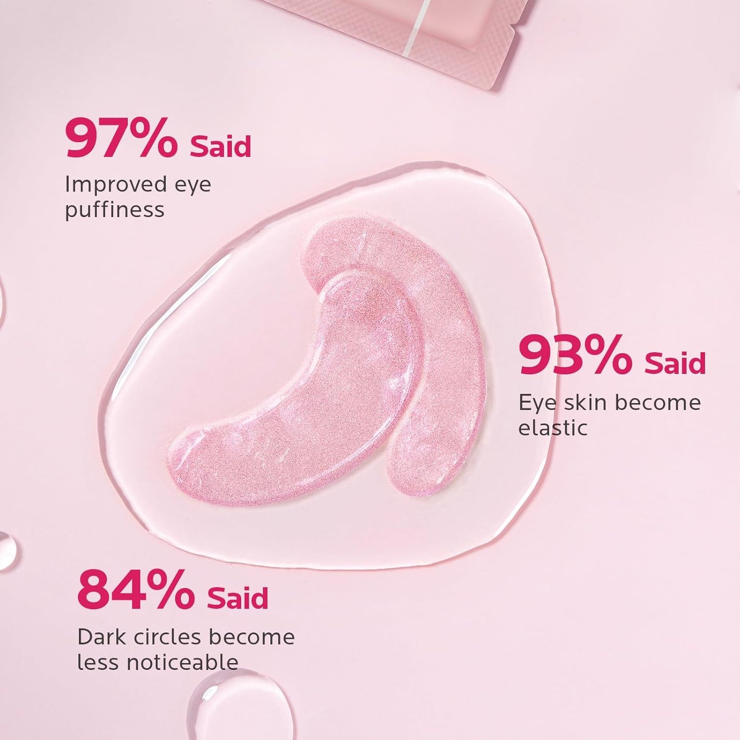 ZealSea 30 Pairs Under Eye Masks for Dark Circles and Puffy Eyes - Hydrating Eye Patches, Gel Eye Patches Eye Bags Treatment for Women - Cling to Eye Moisturizing Lighten Fine Lines