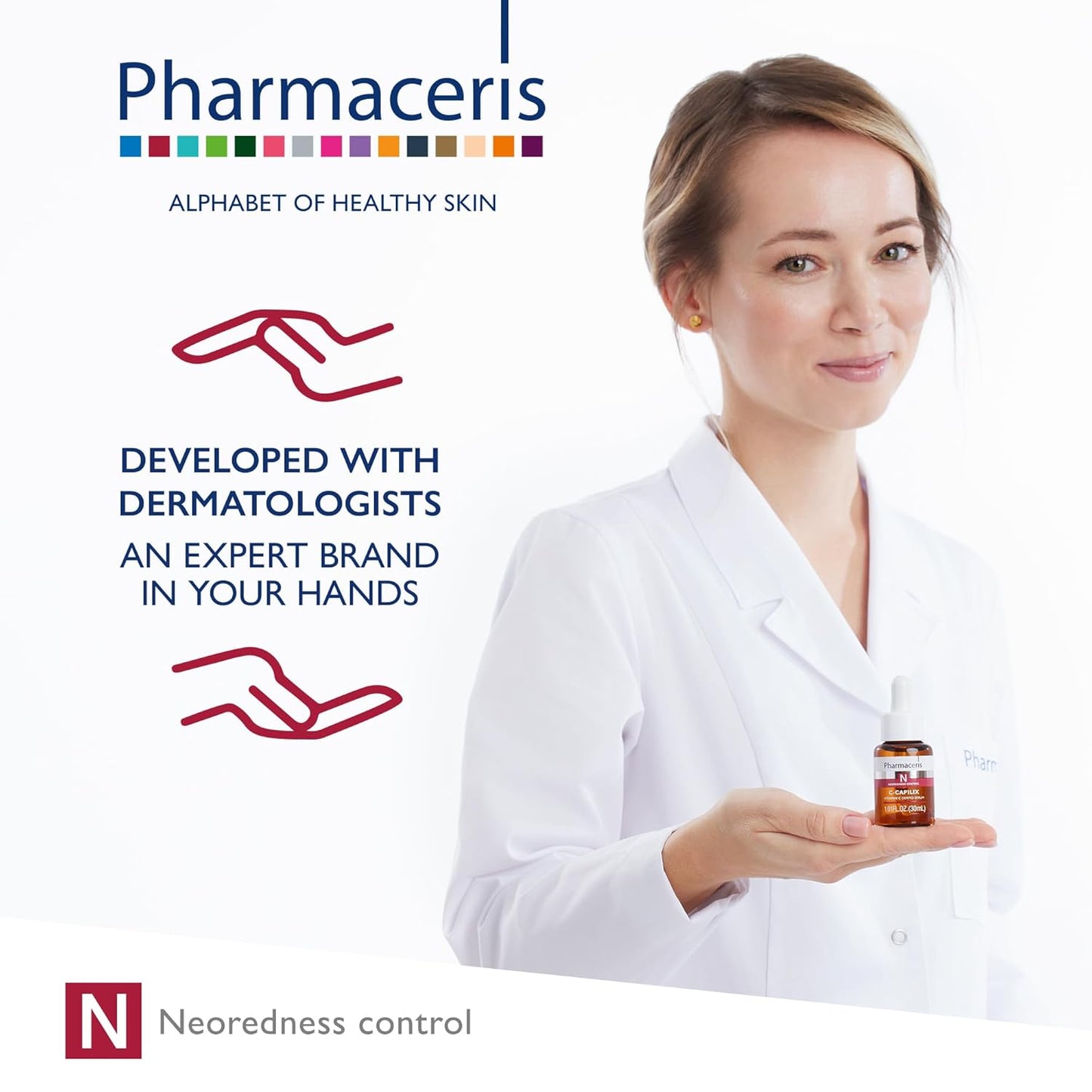 Vitamin C Revitalizing Serum - Vit C & E Concentrate, Helps Reduce Redness, Brighten & Firm, Strengthens Capillaries, Antioxidant Serum for Dull & Aging Skin, C-CAPILIX 1.01 fl oz