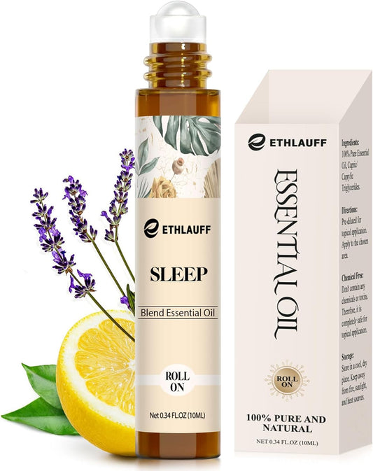 Sleep Essential Oil Roll on - 100% Pure Natural Aromatherapy Relax Oil for Women