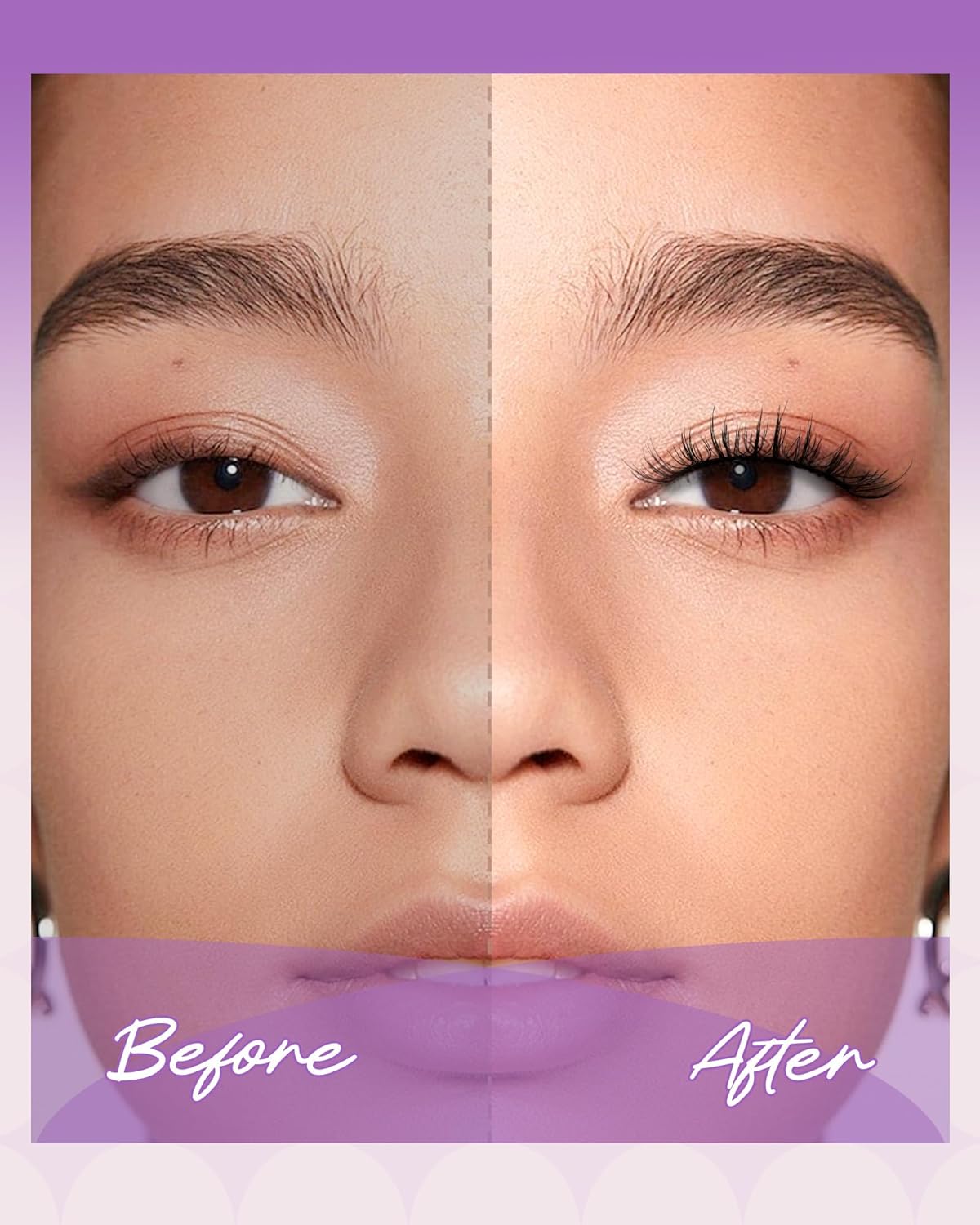 BEYELIAN Magnetic Eyelashes with Applicator Kit, Reusable Natural Look False Lashes, No Glue Needed Soft Magnetic Lashes for Eye Magnetic-101 (Lightweight & Comfortable)