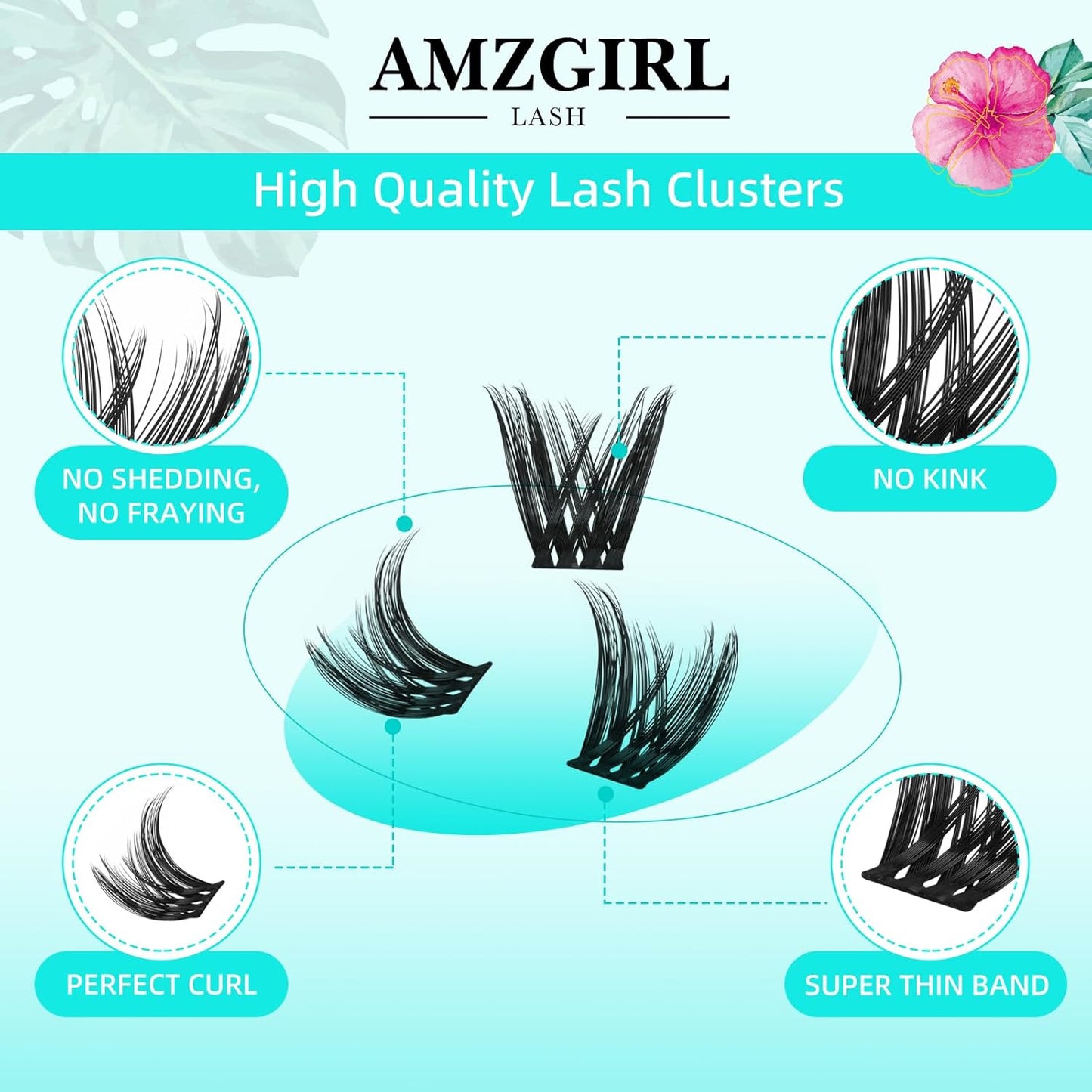 Lash Clusters Wet Look 168Pcs Eyelash Cluster Ultra-Thin Lash Band Eyelashes Extensions Spiky Anime Wide Span Lashes(Mallow,C-18mm)