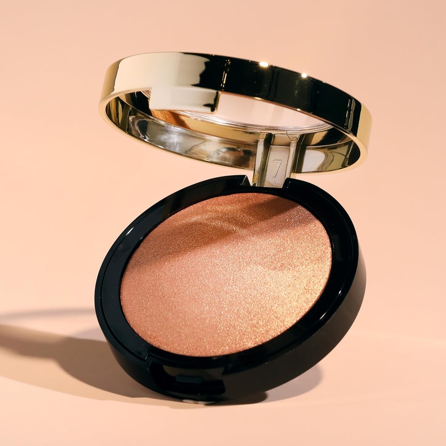 Milani Highlighter Makeup - Baked Contour Powder & Face Highligher, Made in Italy - Rosa Italiana