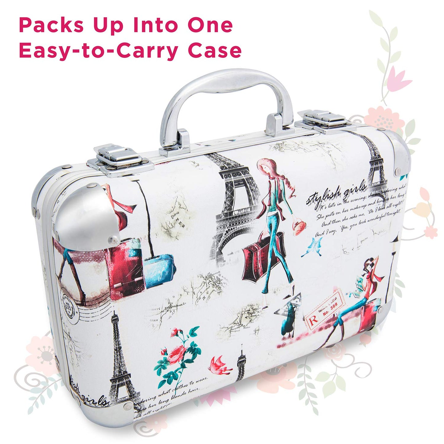 Makeup Kit Gift Set - 41 Eye Shadows, 7 Body Glitters, 1 Lip Liner Pencil, 1 Lipsticks, 4 Blushs, Eye liner pencil, 5 Concealers, 2 Lip Gloss, 5 Bronzers, Mirror