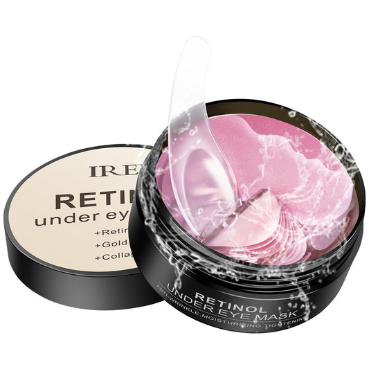 30 Pairs Retinol Collagen Eye Gels Mask For Women Gift, Anti-Aging Under Eye Patches for Wrinkles Dark Circles, Puffy Eyes, Eye Bags, Beauty Self Care Gifts for Women Collagen Sheet Mask